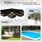 Costway 6PCS Patio Rattan Furniture Set Cushioned Sofa Coffee Table Garden